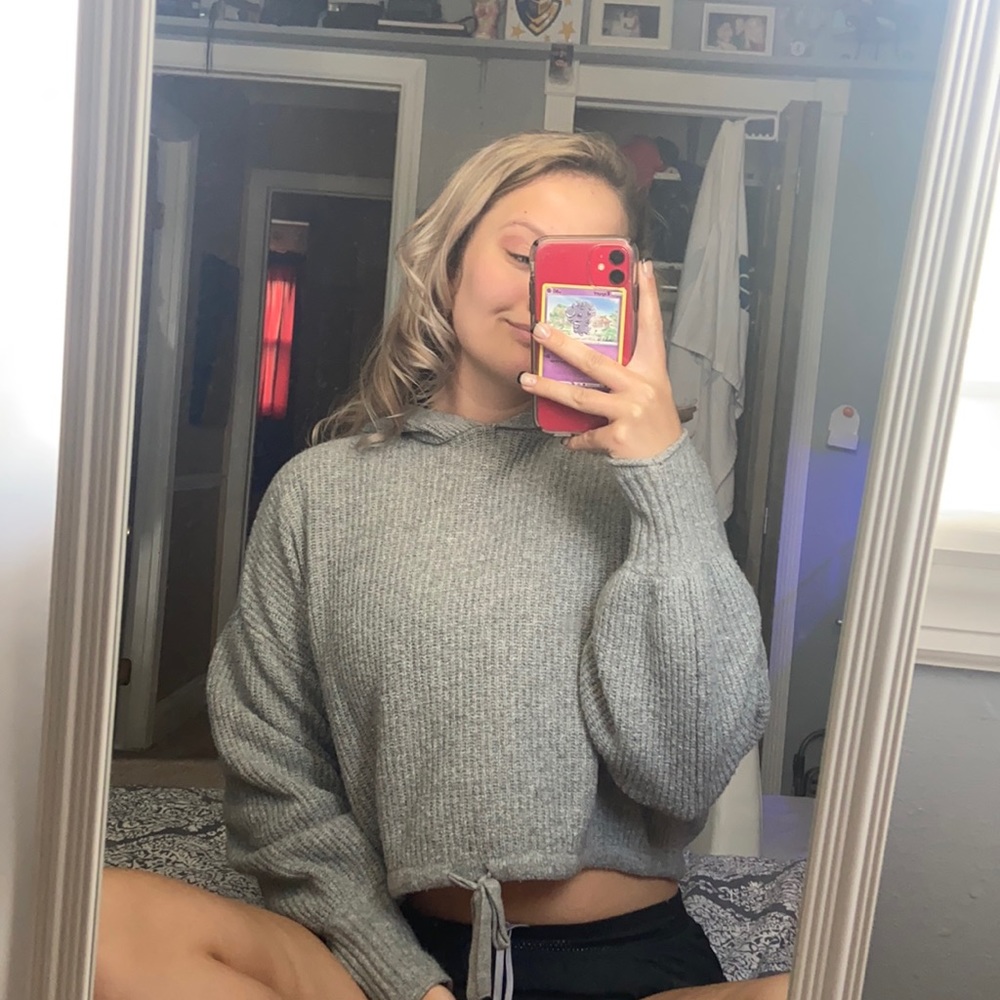 American eagle tie sweater